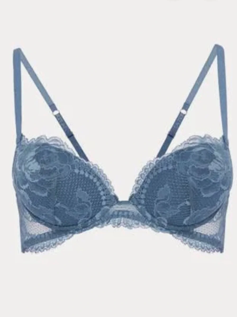 La Perla Blue Lace Underwire Bra